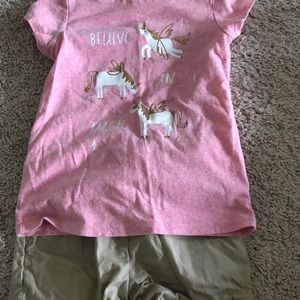 Toddler girls outfit set